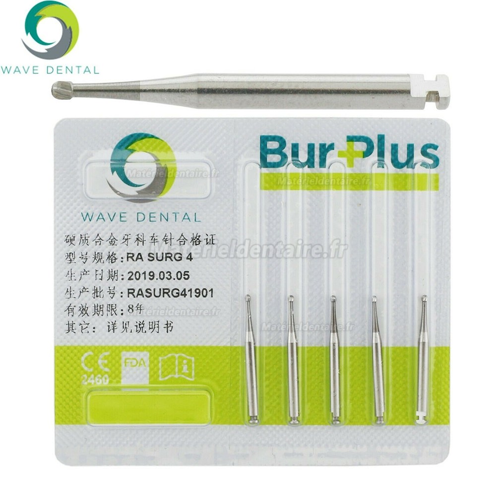 Dental RA SURG 4 Burs Surgical Length (26mm)